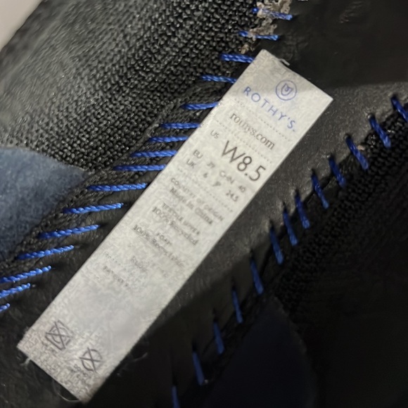 Rothy’s Black Solid The Point Flats - Picture 6 of 9